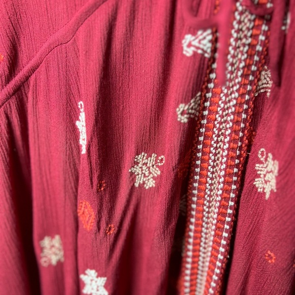 FP Star Gazer Dress in Red. Boho Dress size medium - Picture 4 of 9